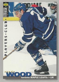 1995-96 Collector's Choice - Player's Club #74 Randy Wood Front