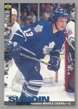 1995-96 Collector's Choice - Player's Club #90 Mats Sundin Front