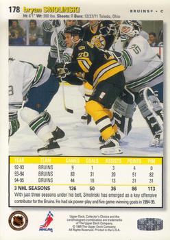 1995-96 Collector's Choice - Player's Club #178 Bryan Smolinski Back