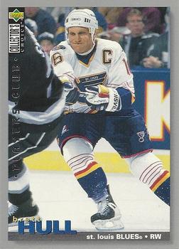 1995-96 Collector's Choice - Player's Club #214 Brett Hull Front