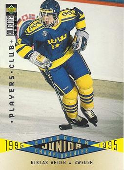 1995-96 Collector's Choice - Player's Club #344 Niklas Anger Front