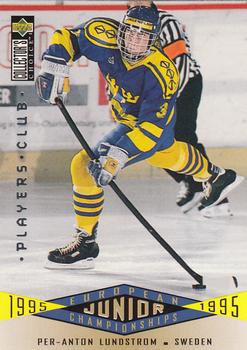 1995-96 Collector's Choice - Player's Club #346 Per Anton Lundstrom Front