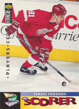 1995-96 Collector's Choice - Player's Club #365 Sergei Fedorov Front
