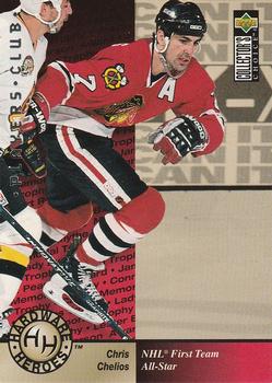 1995-96 Collector's Choice - Player's Club #380 Chris Chelios Front