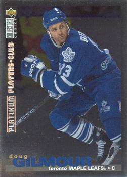 1995-96 Collector's Choice - Platinum Player's Club #5 Doug Gilmour Front