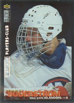 1995-96 Collector's Choice - Platinum Player's Club #28 Tommy Soderstrom Front