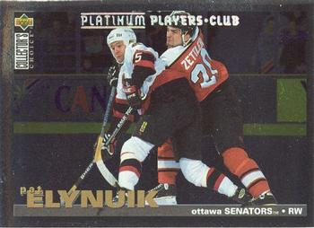 1995-96 Collector's Choice - Platinum Player's Club #39 Pat Elynuik Front