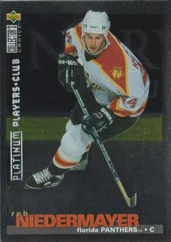 1995-96 Collector's Choice - Platinum Player's Club #40 Rob Niedermayer Front