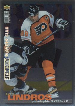 1995-96 Collector's Choice - Platinum Player's Club #57 Eric Lindros Front