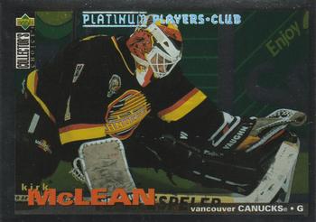 1995-96 Collector's Choice - Platinum Player's Club #71 Kirk McLean Front