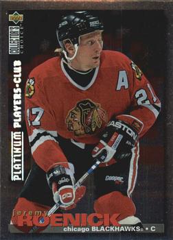 1995-96 Collector's Choice - Platinum Player's Club #85 Jeremy Roenick Front