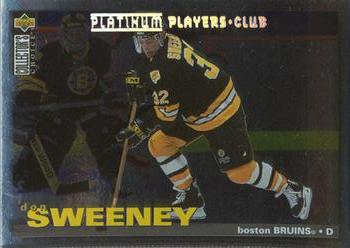 1995-96 Collector's Choice - Platinum Player's Club #91 Don Sweeney Front