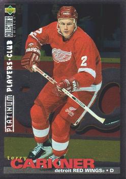1995-96 Collector's Choice - Platinum Player's Club #113 Terry Carkner Front