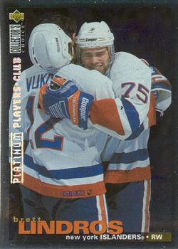 1995-96 Collector's Choice - Platinum Player's Club #129 Brett Lindros Front
