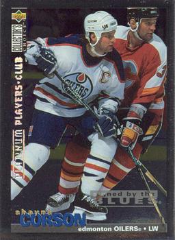 1995-96 Collector's Choice - Platinum Player's Club #146 Shayne Corson Front