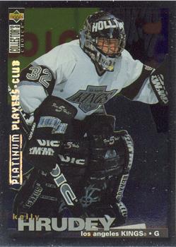1995-96 Collector's Choice - Platinum Player's Club #147 Kelly Hrudey Front