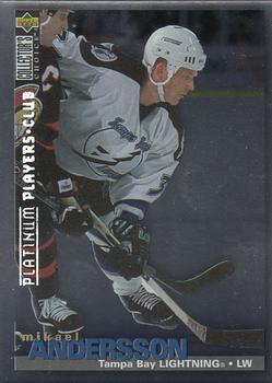 1995-96 Collector's Choice - Platinum Player's Club #182 Mikael Andersson Front