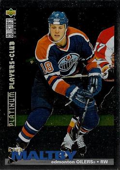 1995-96 Collector's Choice - Platinum Player's Club #191 Kirk Maltby Front