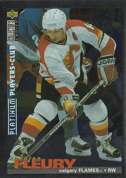 1995-96 Collector's Choice - Platinum Player's Club #201 Theoren Fleury Front