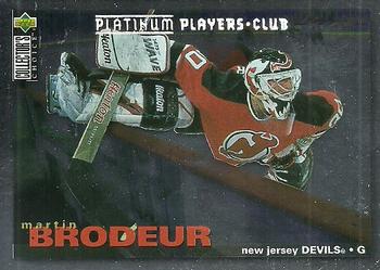 1995-96 Collector's Choice - Platinum Player's Club #204 Martin Brodeur Front