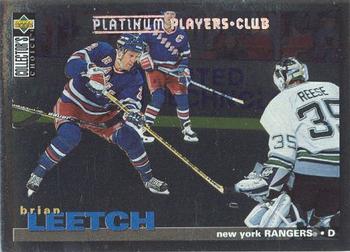 1995-96 Collector's Choice - Platinum Player's Club #247 Brian Leetch Front