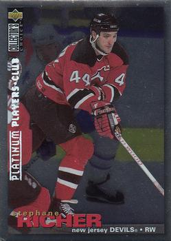 1995-96 Collector's Choice - Platinum Player's Club #250 Stephane Richer Front