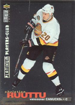 1995-96 Collector's Choice - Platinum Player's Club #278 Christian Ruuttu Front