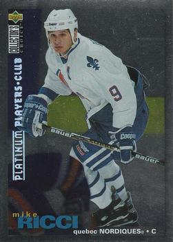 1995-96 Collector's Choice - Platinum Player's Club #282 Mike Ricci Front
