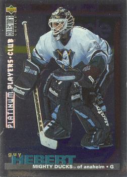 1995-96 Collector's Choice - Platinum Player's Club #287 Guy Hebert Front