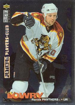 1995-96 Collector's Choice - Platinum Player's Club #299 Dave Lowry Front