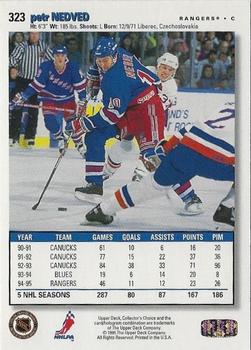 1995-96 Collector's Choice - Platinum Player's Club #323 Petr Nedved Back
