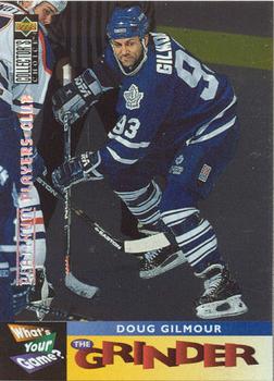 1995-96 Collector's Choice - Platinum Player's Club #359 Doug Gilmour Front