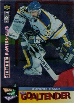 1995-96 Collector's Choice - Platinum Player's Club #367 Dominik Hasek Front