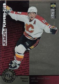 1995-96 Collector's Choice - Platinum Player's Club #384 Theoren Fleury Front