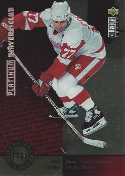 1995-96 Collector's Choice - Platinum Player's Club #390 Paul Coffey Front