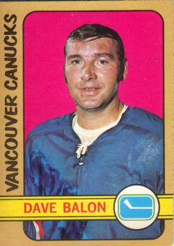 1972-73 O-Pee-Chee #162 Dave Balon Front