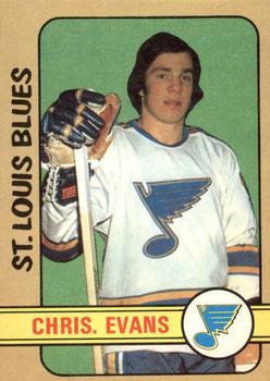 1972-73 O-Pee-Chee #236 Chris Evans Front