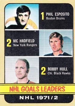 1972-73 O-Pee-Chee #272 NHL Goals Leaders Front
