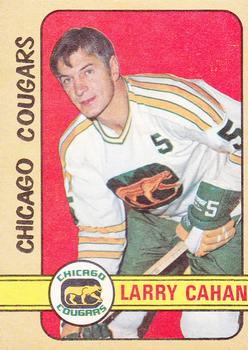 1972-73 O-Pee-Chee #307 Larry Cahan Front