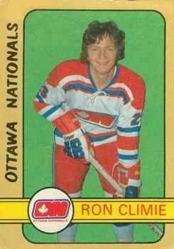 1972-73 O-Pee-Chee #318 Ron Climie Front