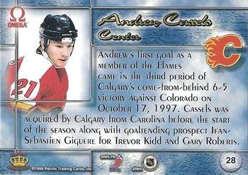 1997-98 Pacific Omega - Emerald Green #28 Andrew Cassels Back