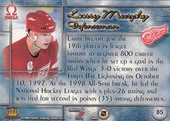 1997-98 Pacific Omega - Emerald Green #85 Larry Murphy Back