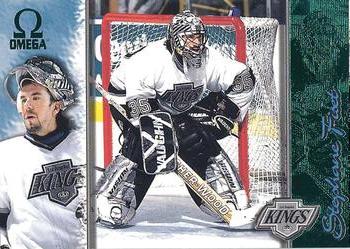 1997-98 Pacific Omega - Emerald Green #107 Stephane Fiset Front