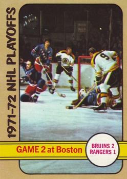 1972-73 Topps #3 1971-72 NHL Playoffs Game 2 Front
