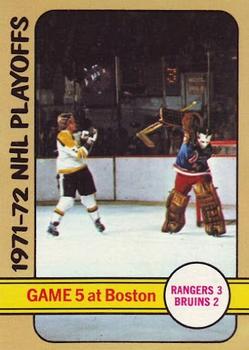 1972-73 Topps #6 1971-72 NHL Playoffs Game 5 Front