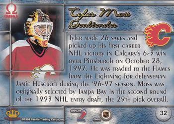 1997-98 Pacific Omega - Copper #32 Tyler Moss Back