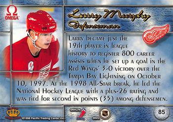 1997-98 Pacific Omega - Copper #85 Larry Murphy Back