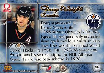 1997-98 Pacific Omega - Copper #96 Doug Weight Back