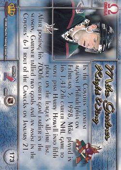 1997-98 Pacific Omega - Copper #173 Mike Gartner Back