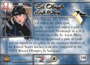 1997-98 Pacific Omega - Copper #188 Ed Olczyk Back